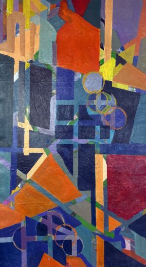 Grid with an Orange shape